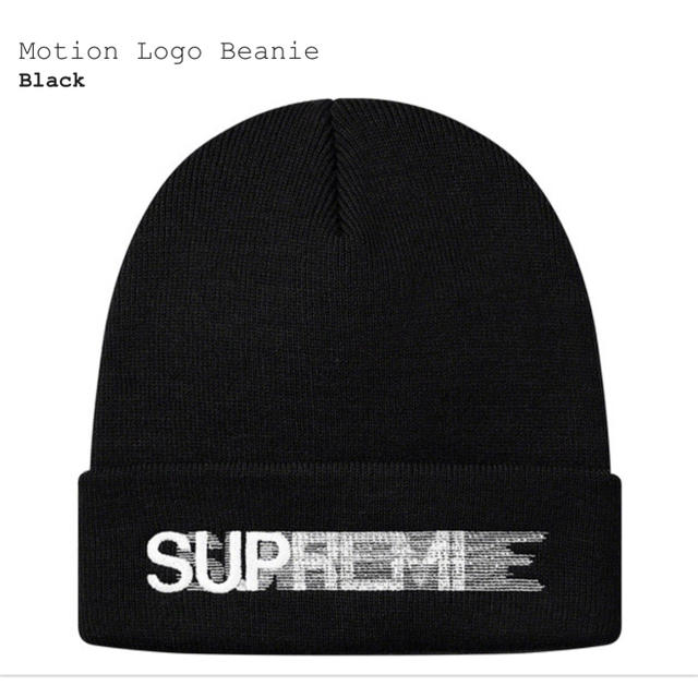 帽子Supreme Motion Logo Beanie Black