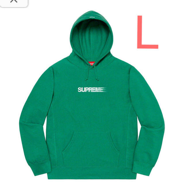 supreme motion logo hooded sweatshirt L