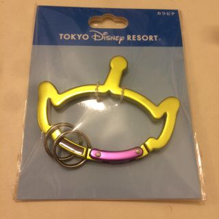 ディズニー(Disney)のリトルグリーンメン カラビナ(キーホルダー)