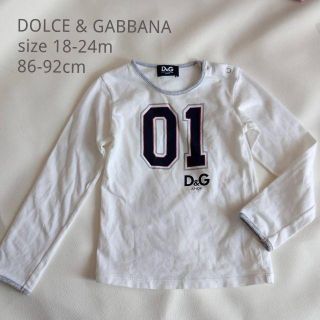 ドルチェアンドガッバーナ(DOLCE&GABBANA)のドルチェ＆ガッバーナ * 長袖カットソー　ロンT　18-24ｍ/86-92㎝(Tシャツ/カットソー)