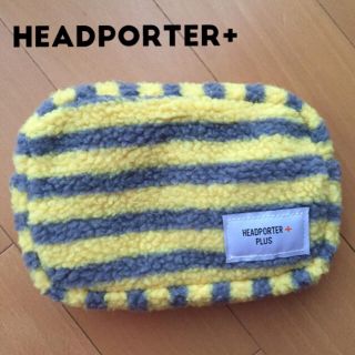 ヘッドポータープラス(HEAD PORTER +PLUS)の送料込み★モコモコポーチ★ヘッドポーター(ポーチ)