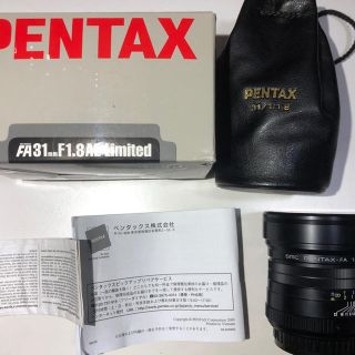 ペンタックス(PENTAX)の[美品] PENTAX FA31F1.8AL LTD/B(レンズ(単焦点))