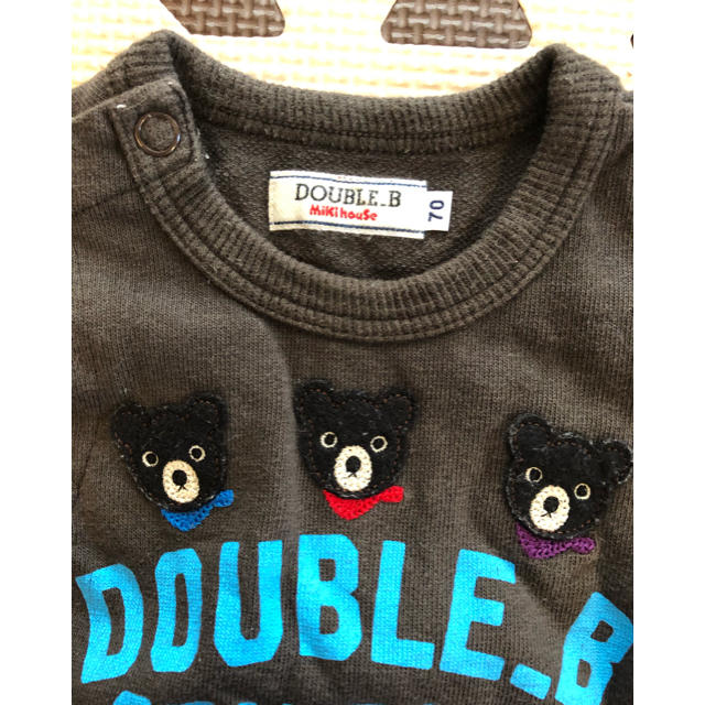 DOUBLE.B(ダブルビー)のカバーオール キッズ/ベビー/マタニティのベビー服(~85cm)(カバーオール)の商品写真