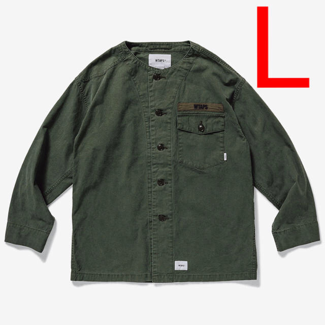 WTAPS SCOUT LS SHIRT カーキ Lサイズ