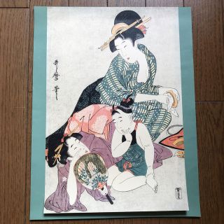 歌麿　浮世絵　美人画　印刷(版画)