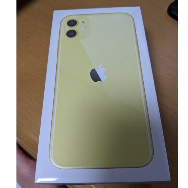 新品未開封品。iphone11 64GB イエローsimフリー