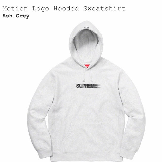 新品、Sサイズ】Supreme Motion Logo Hooded Gray 【公式ショップ】 50