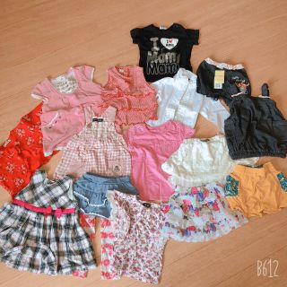 コムサイズム(COMME CA ISM)のRiri様専用 夏服90センチ 女の子 まとめ売り(Tシャツ/カットソー)