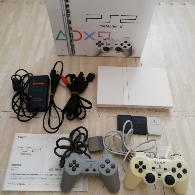 PS2 本体セット 75000CW ホワイト 白