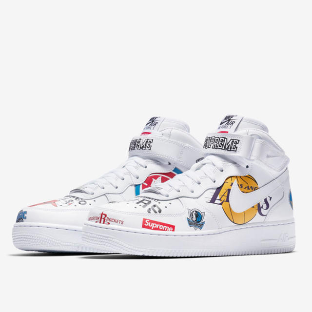 NIKE AIR FORCE 1 MID SUPREME NBA 26.0 新品