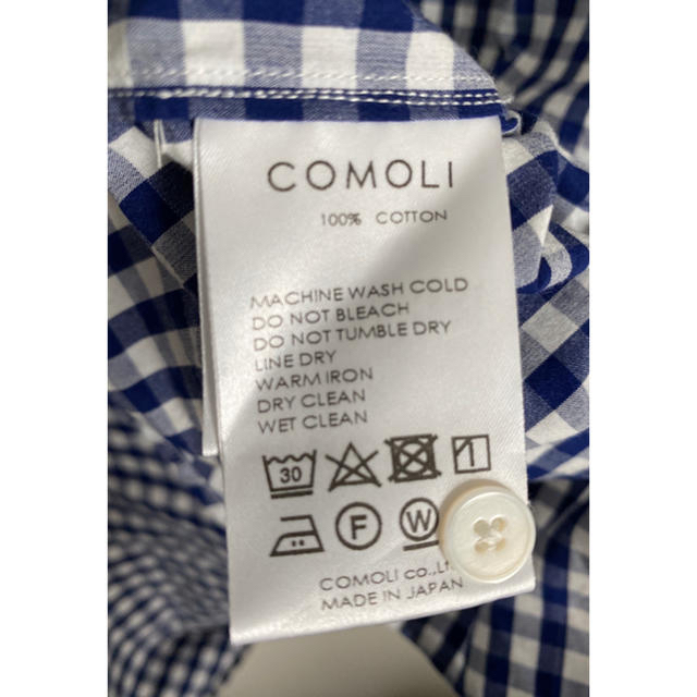 COMOLI(コモリ)のCOMOLI シャツ 2回着用 size 3 長袖 メンズのトップス(シャツ)の商品写真