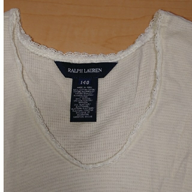 Ralph Lauren(ラルフローレン)のご確認用💛RALPH LAUREN・140・長袖 キッズ/ベビー/マタニティのキッズ服女の子用(90cm~)(Tシャツ/カットソー)の商品写真