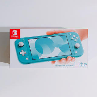 ニンテンドースイッチ(Nintendo Switch)の【新品未開封】Nintendo Switch Lite 本体 ターコイズ(携帯用ゲーム機本体)