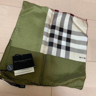 バーバリー(BURBERRY)のバーバリー　シルクスカーフ(バンダナ/スカーフ)