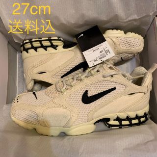 ナイキ(NIKE)のSTUSSY NIKE AIR ZOOM SPIRIDON CAGE 2(スニーカー)