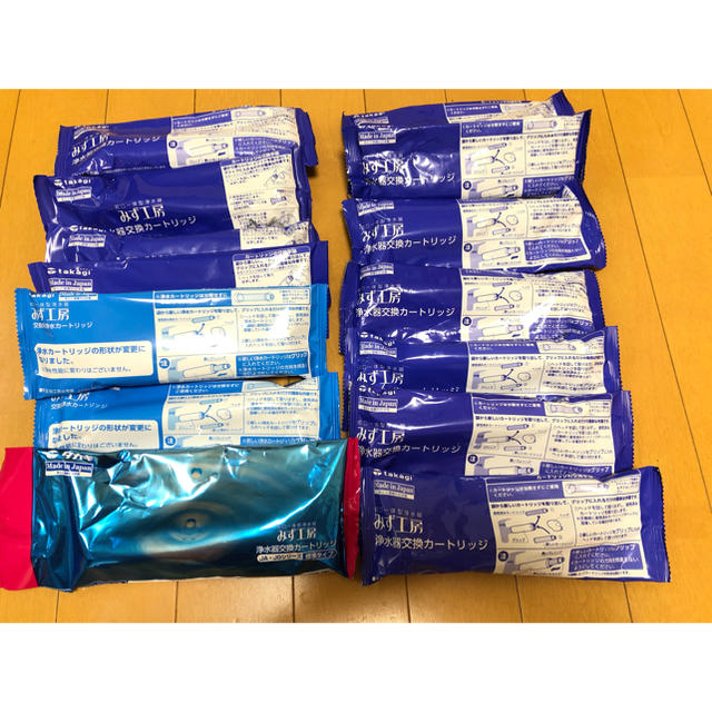 1つあたり3000円◇タカギ浄水器 カートリッジ 14個セット キッチン
