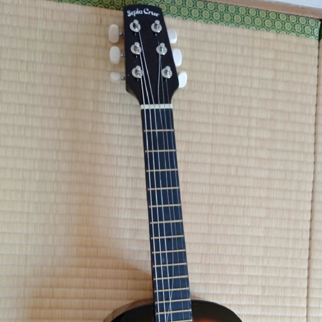【rg様専用】ミニアコースティックギター☆ケース付 楽器のギター(アコースティックギター)の商品写真