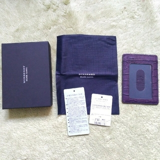 Burberry black label パスケース(名刺入れ/定期入れ)