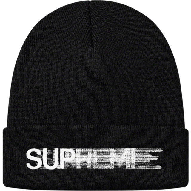 Supreme Motion Logo Beanie Black