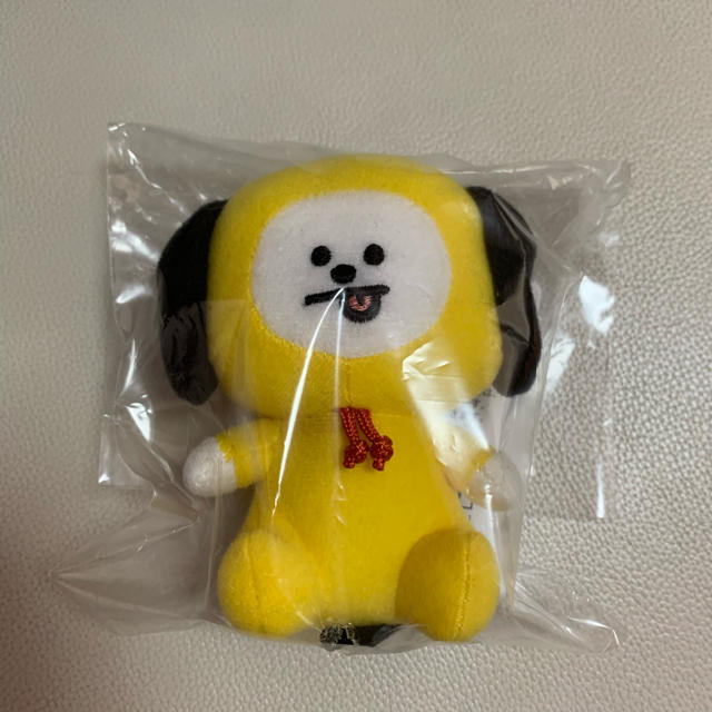 防弾少年団(BTS)(ボウダンショウネンダン)のBT21 ボールチェーン マスコット CHIMMY チミー エンタメ/ホビーのおもちゃ/ぬいぐるみ(キャラクターグッズ)の商品写真