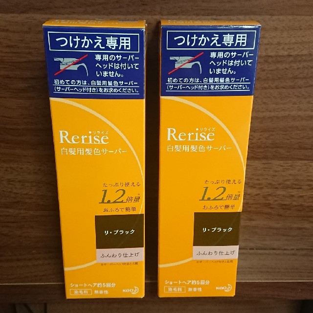 リライズ 白髪用髪色サーバー リ・ブラック ふんわり仕上げ つけかえ専用(190