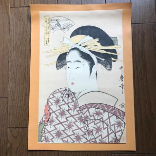 喜多川歌麿　錦絵　印刷(版画)