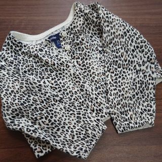 ベビーギャップ(babyGAP)のbaby Gap レオパード柄 薄手カーディガン(カーディガン/ボレロ)