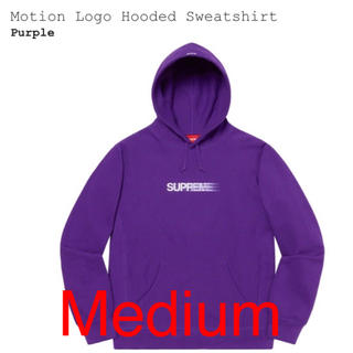 シュプリーム(Supreme)のsupreme Motion Logo Hooded Sweatshirt M(パーカー)