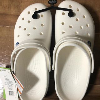 クロックス(crocs)のクロックス ホワイト 新品未使用！(サンダル)