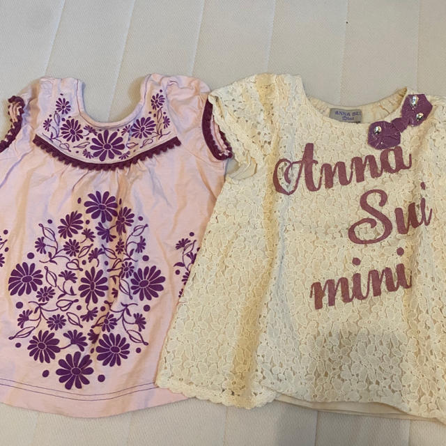 ANNA SUI mini(アナスイミニ)の美品　アナスイミニ  110 6点セット キッズ/ベビー/マタニティのキッズ服女の子用(90cm~)(Tシャツ/カットソー)の商品写真