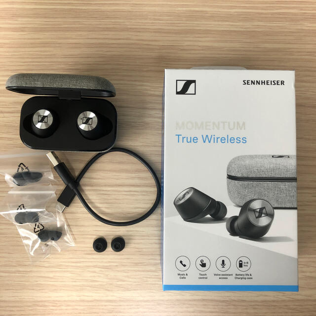 SENNHEISER(ゼンハイザー)のMOMENTUM True Wireless スマホ/家電/カメラのオーディオ機器(ヘッドフォン/イヤフォン)の商品写真