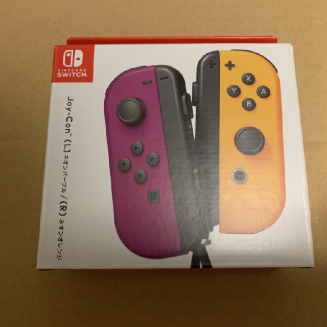 ☆新品未使用☆任天堂スイッチ Joy-Con ネオンパープル/ネオンオレンジ