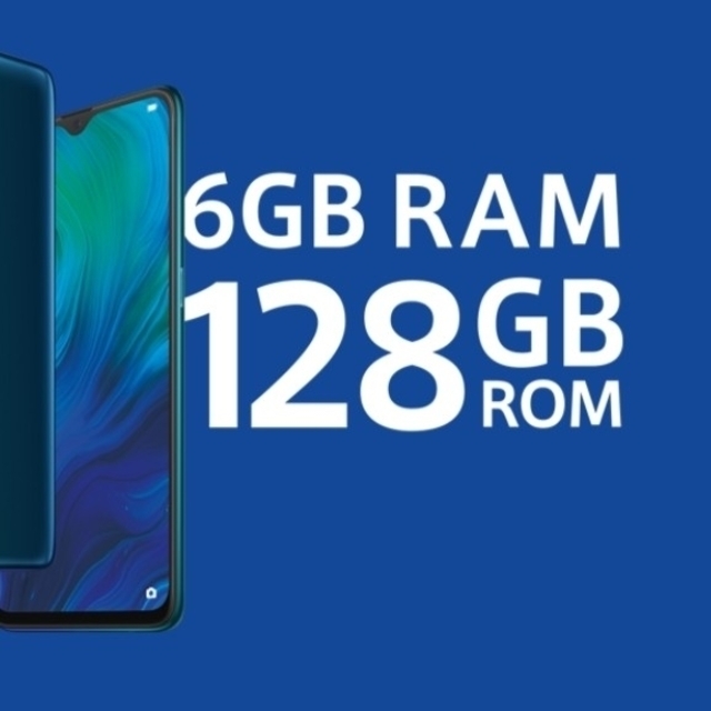 モバイル　OPPO reno A 128GB ブルー