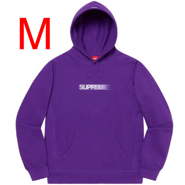 Supreme(シュプリーム)のSupreme Motion Logo Hooded Purple Mサイズ メンズのトップス(パーカー)の商品写真