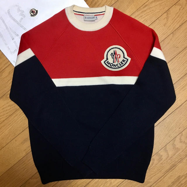 MONCLER(モンクレール)の[値下げ不可] モンクレール ami ビッグロゴ 国内正規品 メンズのトップス(ニット/セーター)の商品写真