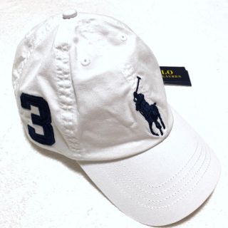 ポロラルフローレン(POLO RALPH LAUREN)の56㎝ / 8-20 新品 ラルフローレン W ビッグポニー キャップ(帽子)