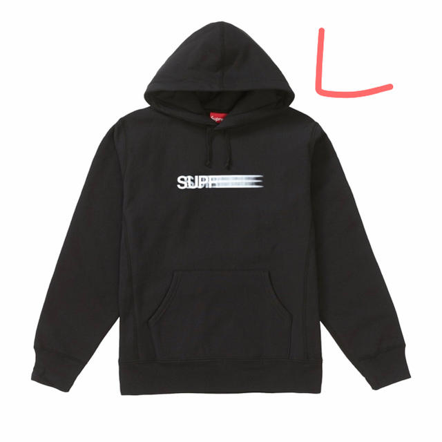 supreme Motion Logo Hooded Sweatshirt Lトップス