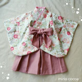 handmade baby HAKAMA 80-90cm(和服/着物)