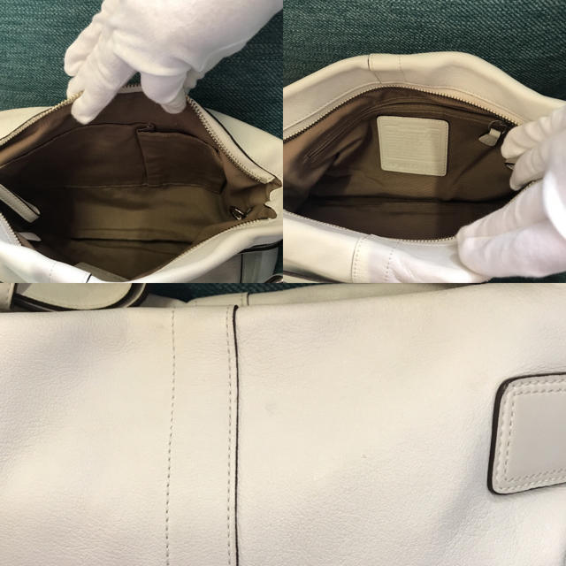 COACH(コーチ)のコーチ　ショルダーバッグ　オフホワイト　匿名発送 レディースのバッグ(ショルダーバッグ)の商品写真