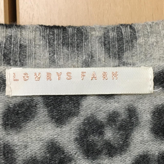 LOWRYS FARM(ローリーズファーム)のローリーズファーム ヒョウ柄ニットチュニック レディースのトップス(ニット/セーター)の商品写真