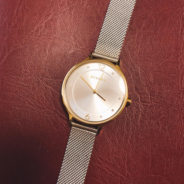 SKAGEN(スカーゲン)のスカーゲン レディース 腕時計/SKAGEN アニタ ANITA シルバー レディースのファッション小物(腕時計)の商品写真