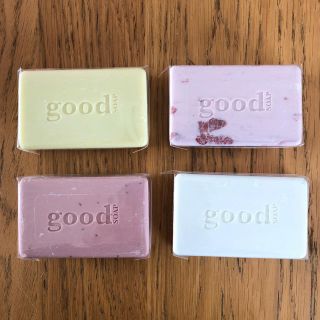 【ホールフーズ】good soap / 4個セット シアバター入り C(ボディソープ/石鹸)