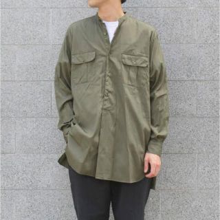 COMOLI コモリ OD プルオーバーシャツ サイズ1 の通販 by ぴ COMOLI コモリ OD プルオーバーシャツ サイズ1 の通販 by ぴ
