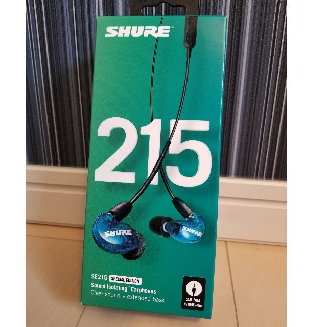 SHURE SE215SPE SE215 国内正規店購入 2年保証 新品未開封ヘッドフォン/イヤフォン