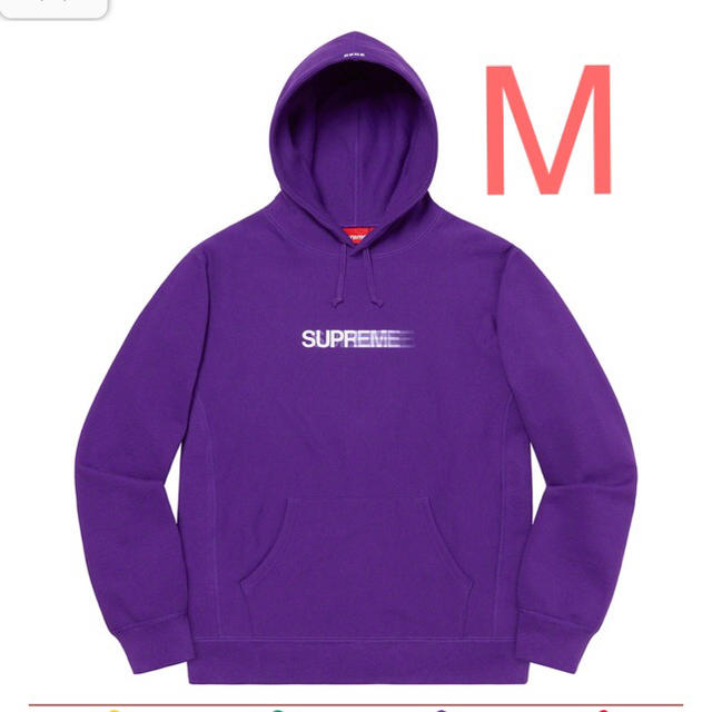 supreme motion logo hooded sweatshirt M 年末のプロモーション大特価