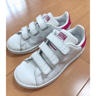 アディダス(adidas)のstan smith⭐︎18㎝ピンク(スニーカー)