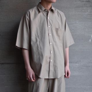 サンシー(SUNSEA)の【SALE】AURALEE フィンクスツイル 半袖ビッグシャツ(シャツ)