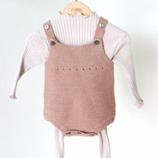 ベビーギャップ(babyGAP)のニットロンパース カバーオール(ロンパース)