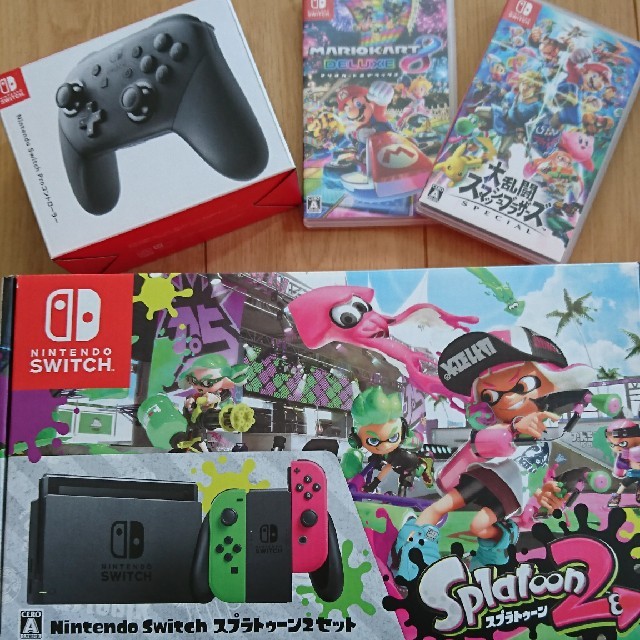 SWITCH スプラトゥーン2セット + ソフト + プロコン