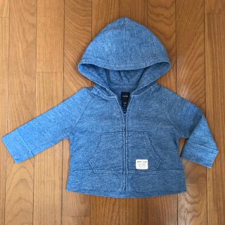 ベビーギャップ(babyGAP)のbaby Gap パーカー（ジッパー付き）6-12months(カーディガン/ボレロ)